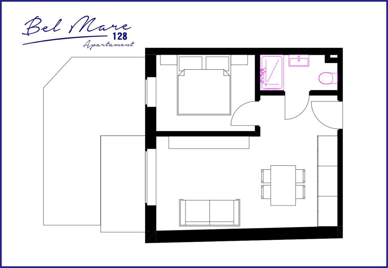 Bel Mare Apartament 128 Z Ogrodkiem Miedzyzdroje Ngoại thất bức ảnh